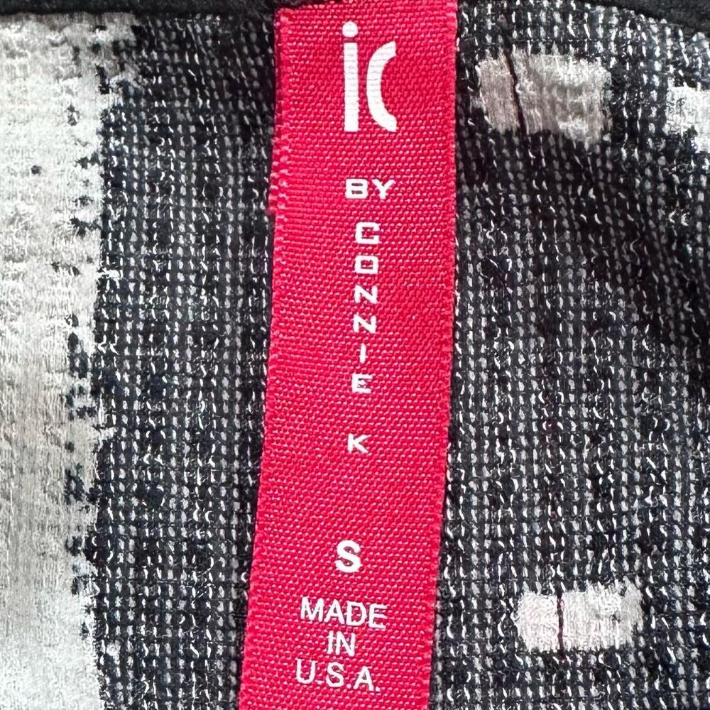 IC Collection Geometric Print Zip Front Jacket - Picture 3 of 4
